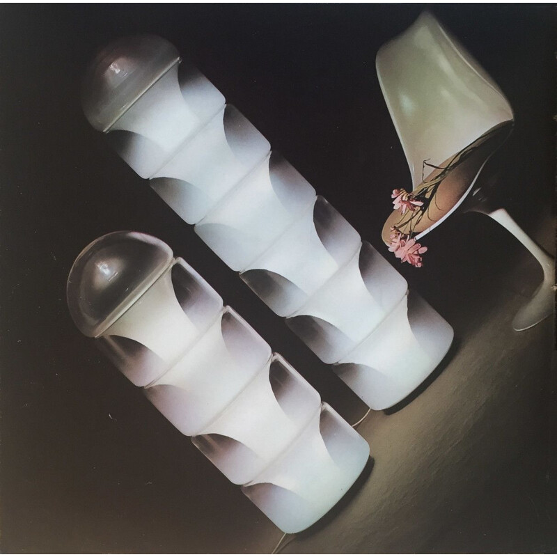 Lámpara de pie vintage "LT 316 Sfumato" de Carlo Nason para Mazzega