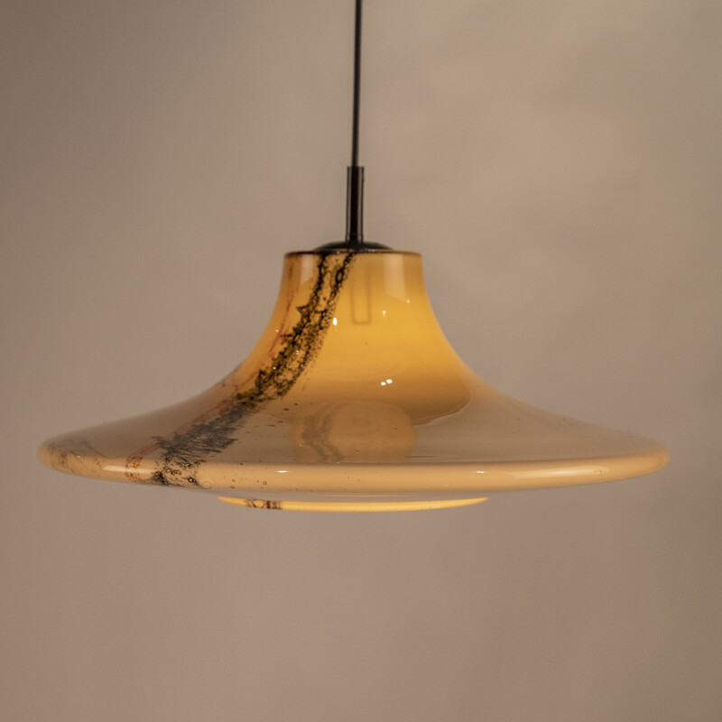 Vintage grey 'Cirus' hanging lamp by Peil & Putzler