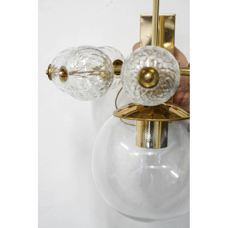 Lámpara de suspensión vintage de J. Bejvl para Kamenicky Senov