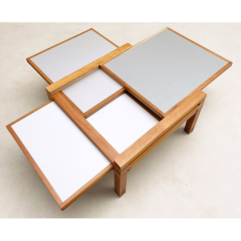 Modular vintage coffee table model Hexa by Bernard Vuanersson for Bellato, France 1980