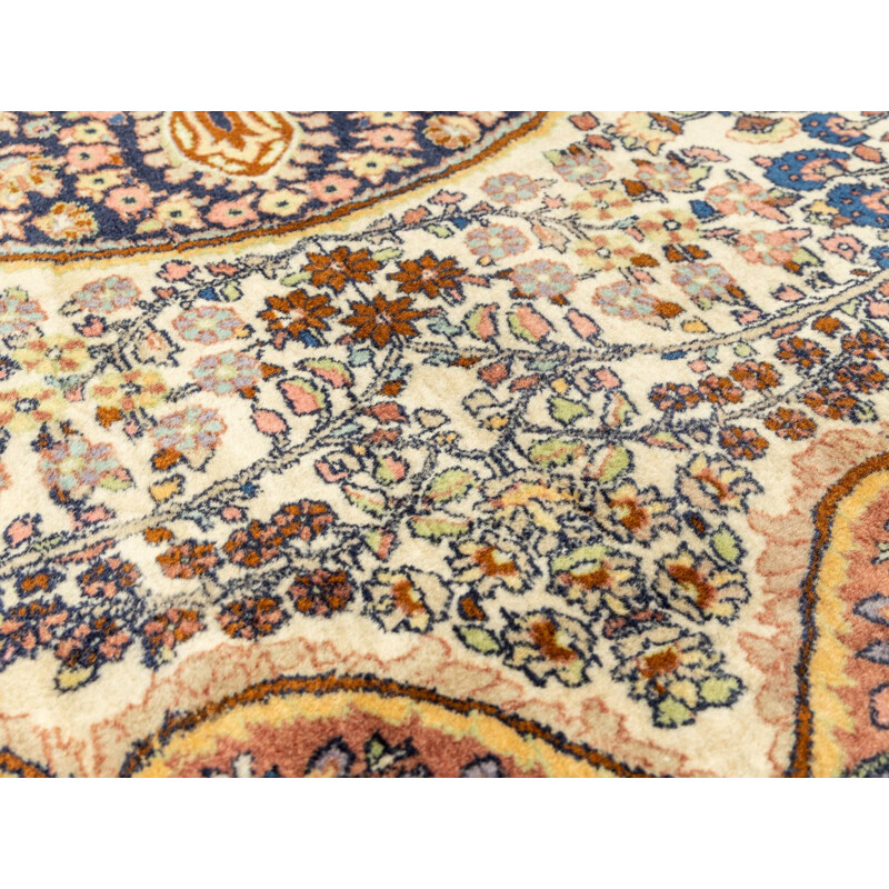 Vintage Ghom rug, Persia 1960s
