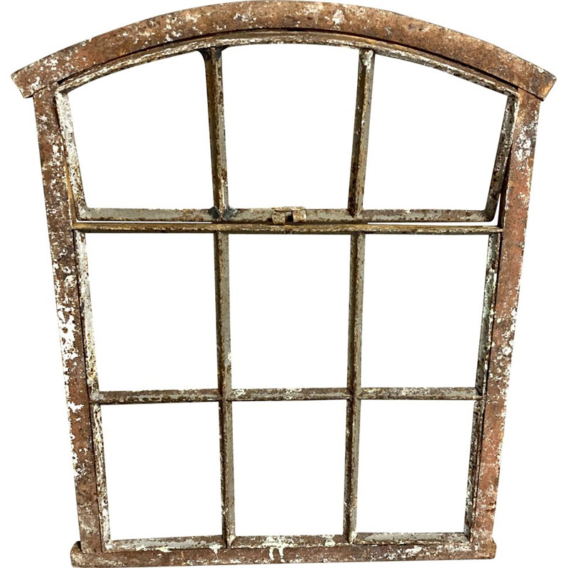 Vintage industrial metal window