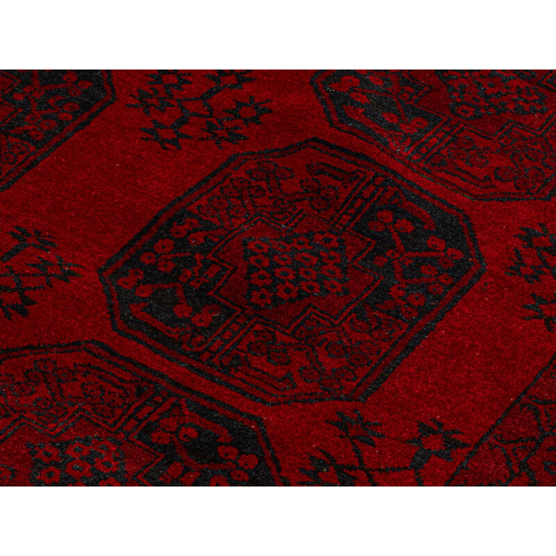 Vintage Afghaans wollen tapijt, 1960