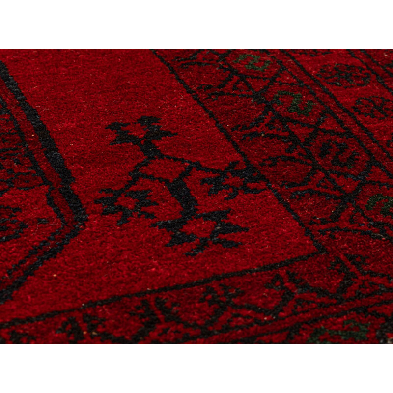 Vintage Afghaans wollen tapijt, 1960