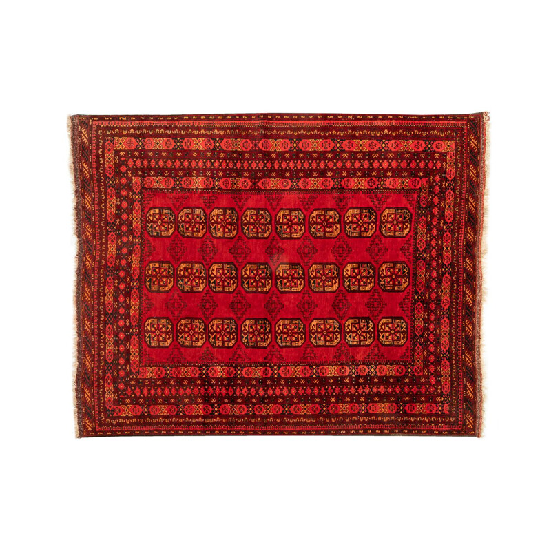 Vintage wool rug, Afghanistan 1960