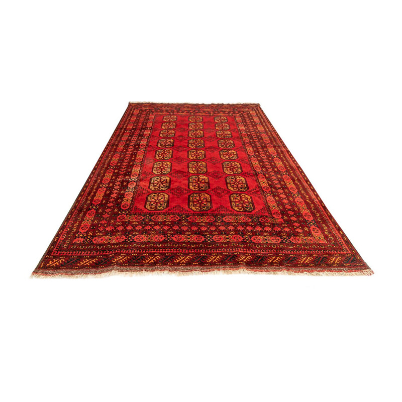 Vintage wollen tapijt, Afghanistan 1960