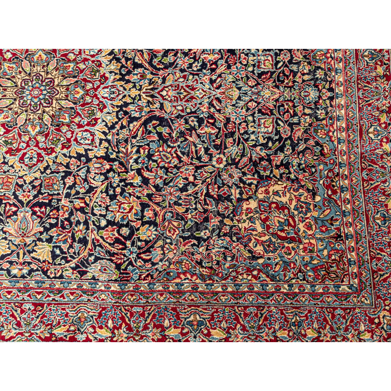 Vintage wool Kerman rug, Persia 1960s