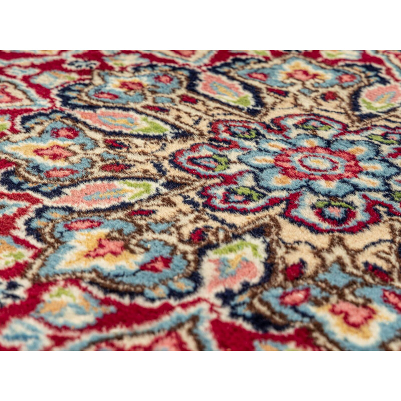 Kerman Vintage-Teppich aus Wolle, Persien 1960