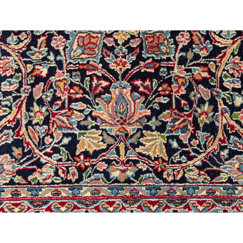 Vintage Kerman wollen tapijt, Perzië 1960