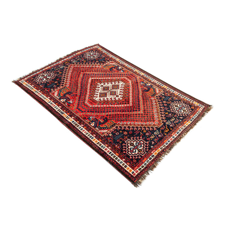 Vintage Gashghai tapijt, Perzië 1960