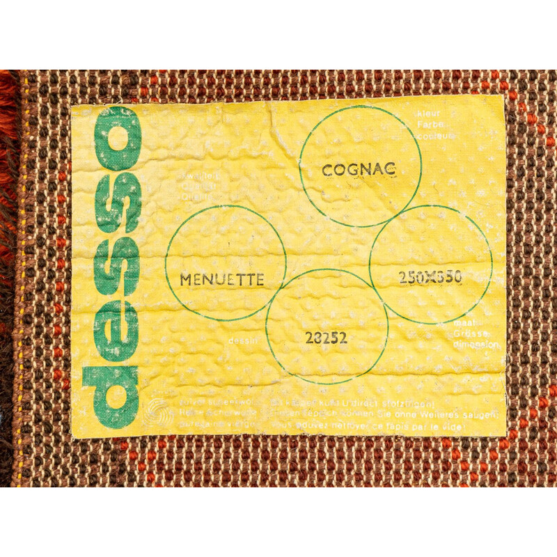 Vintage wool Menuette rug by Desso, Netherlands 1970s