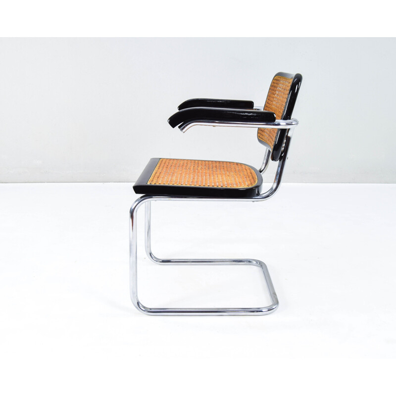 Satz von 4 Stühle Cesca B64 italienischen Vintage von Marcel Breuer, 1970