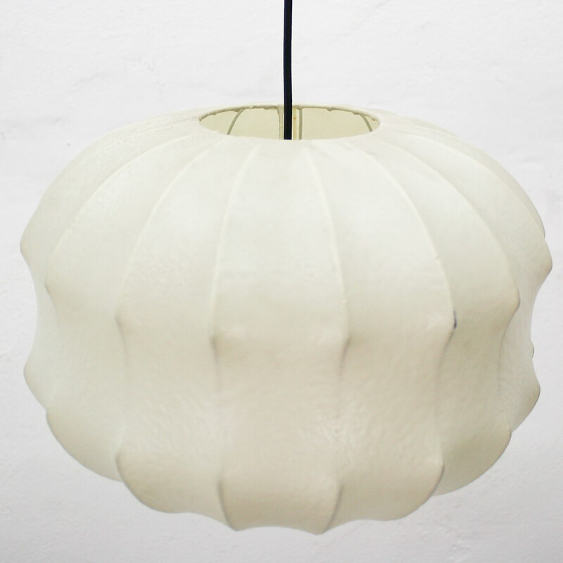 Suspension "Cocoon" vintage blanche - 1960