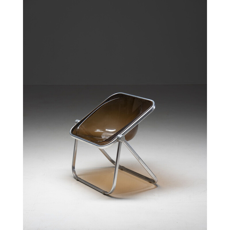 Vintage italian folding chair "Plona" by Giancarlo Piretti for Castelli, 1970s