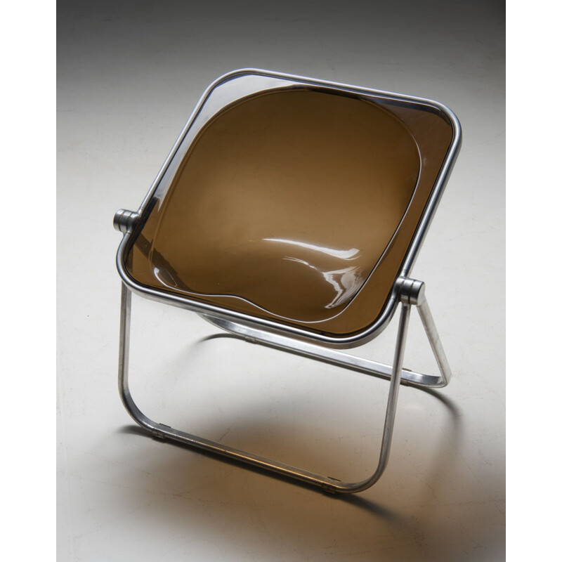 Vintage italian folding chair "Plona" by Giancarlo Piretti for Castelli, 1970s