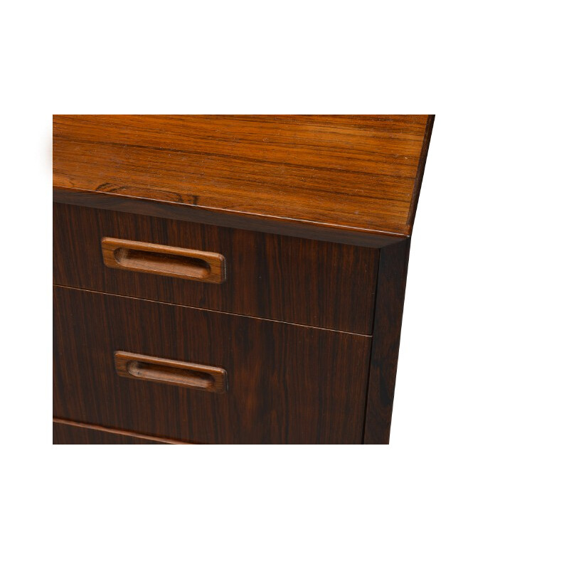 Rosewood chest of drawers with drawers - 1960s
