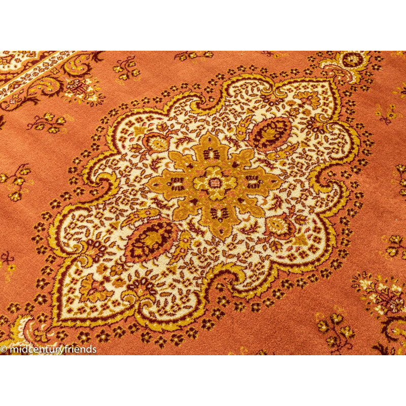 Vintage vloerkleed van scheerwol met "Perzisch" patroon, Duitsland 1960