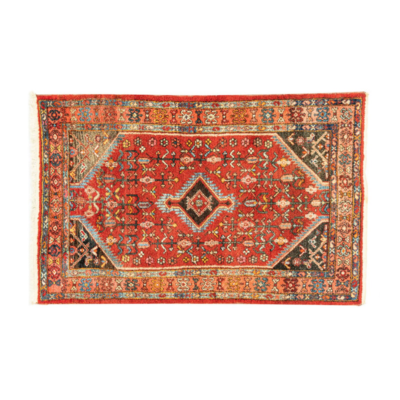 Vintage wool Kerman rug, Pakistan 1960s