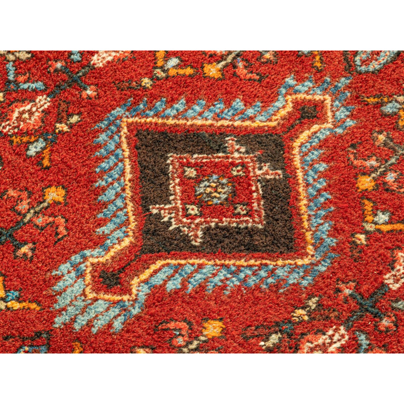 Vintage wool Kerman rug, Pakistan 1960s