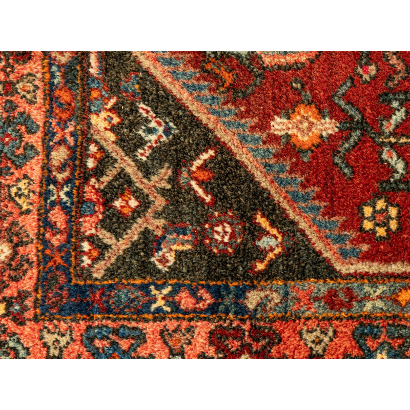 Vintage Kerman wollen tapijt, Pakistan 1960