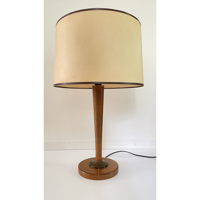 Lampe vintage en bois par Unilux, 1960