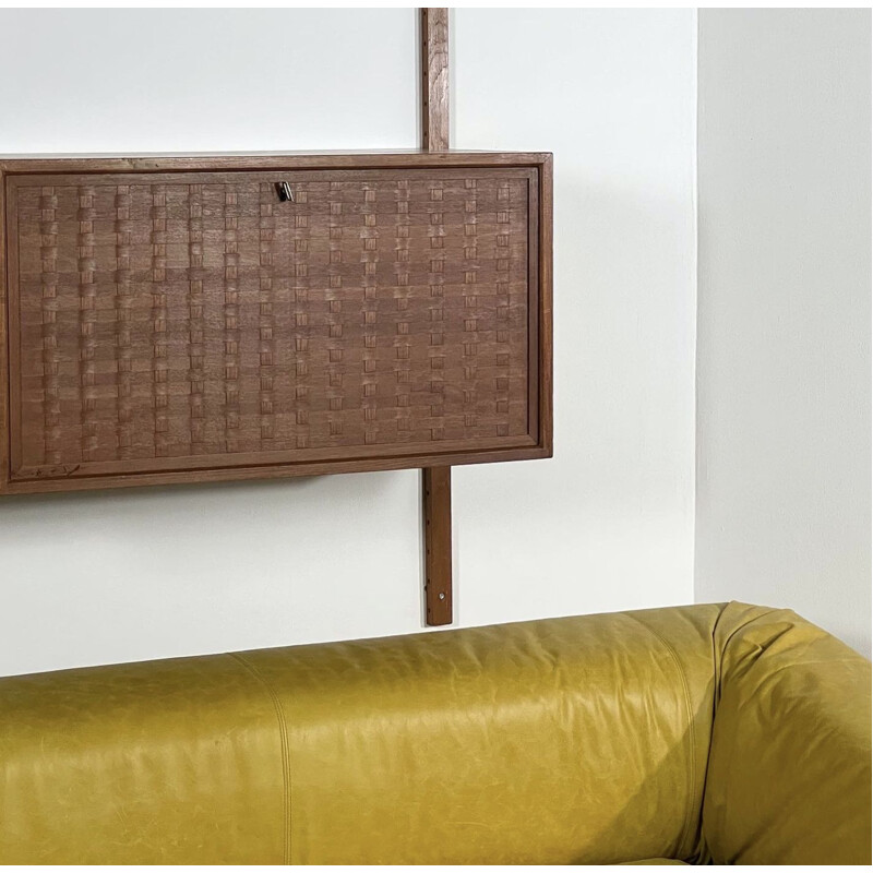 Vintage modular wall shelf "Royal System" by Poul Cadovius for Cado Denmark, 1960