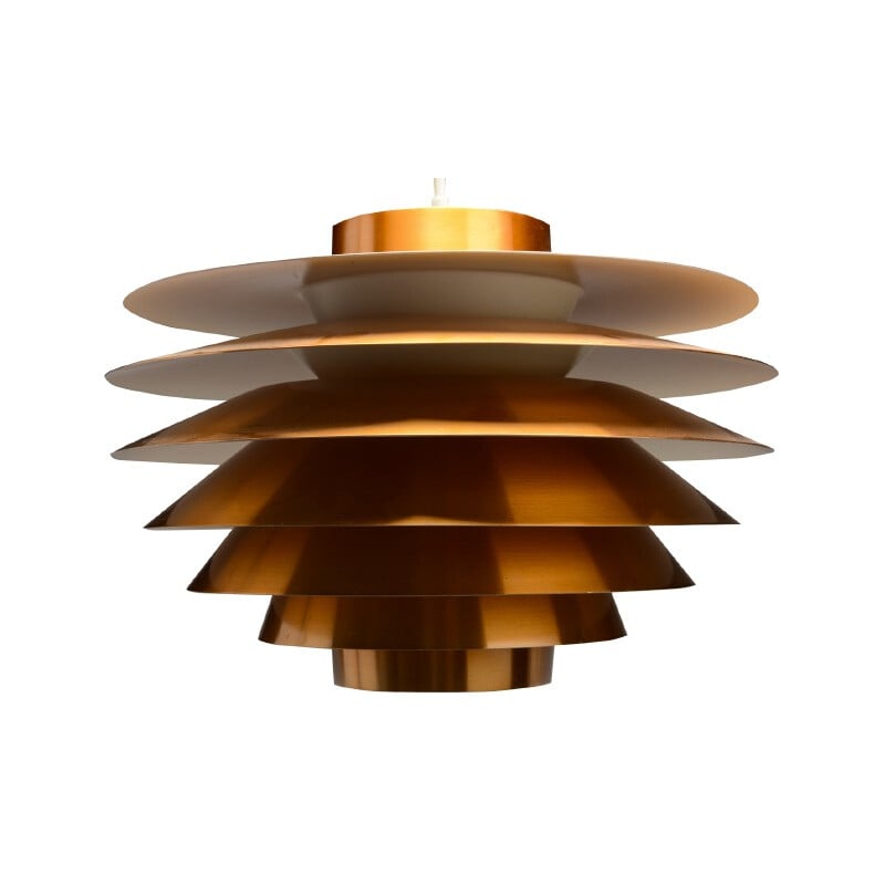 Verona copper hanging lamp, Svend MIDDELBOE - 1960s