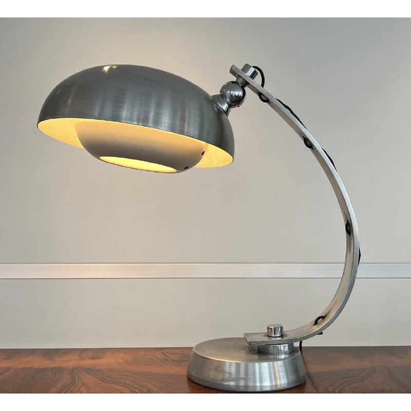 Lámpara de escritorio vintage de Angelo Lelli, 1960-1970