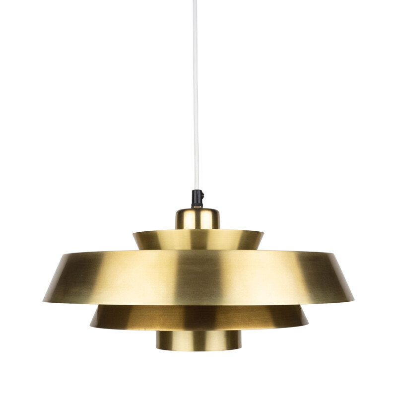 Danish vintage pendant lamp Nova by Jo Hammerborg for Fog og Morup, 1963