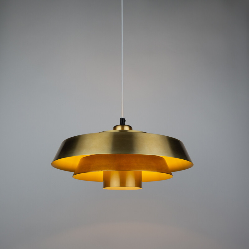 Danish vintage pendant lamp Nova by Jo Hammerborg for Fog og Morup, 1963