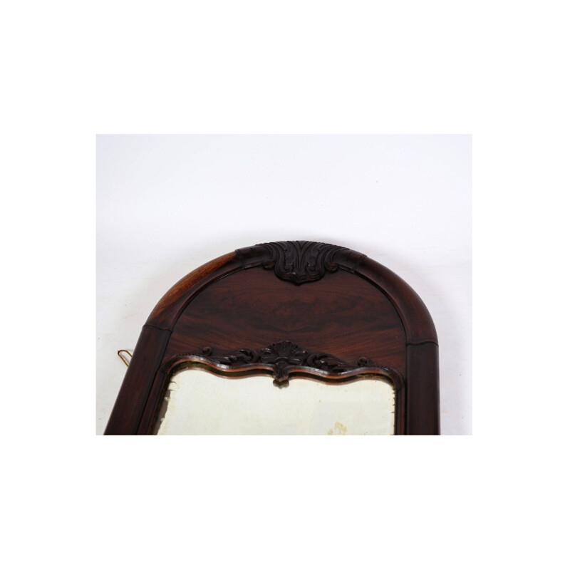 Vintage Christian Viii mirror in mahogany, 1860s