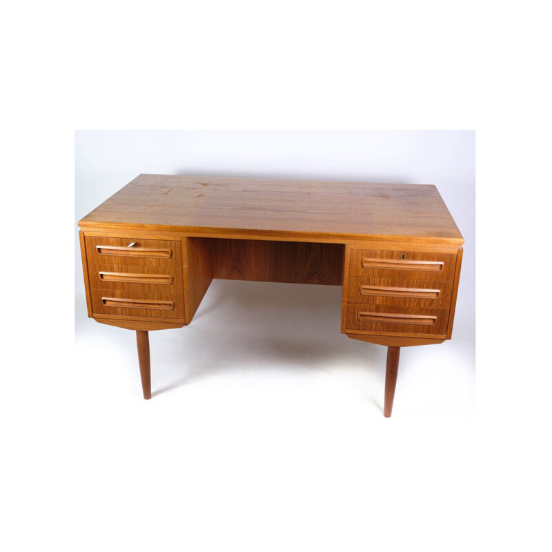 Danish vintage desk in teak by Ap Furniture Svenstrup, 1960s