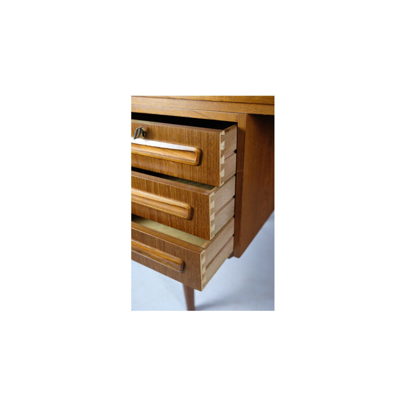 Danish vintage desk in teak by Ap Furniture Svenstrup, 1960s