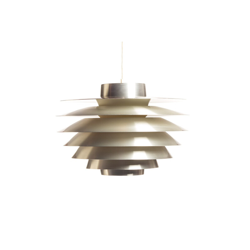 Silver “Verona” pendant light, Svend MIDDELBOE - 1960s