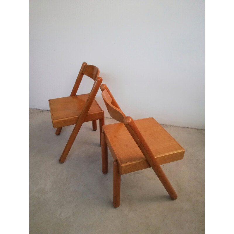 Pair of vintage vat chairs by Roberto Pamio and Renato Toso for Stilwood, 1972