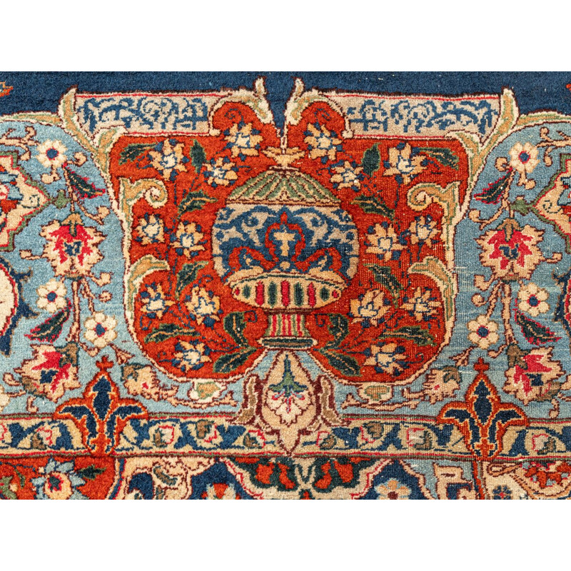 Tapis vintage en laine, Pakistan 1960