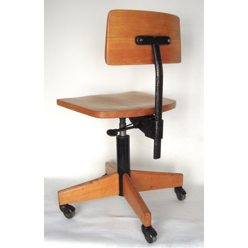 Stoll Giroflex desk chair, Arno VOTTELER - 1960s