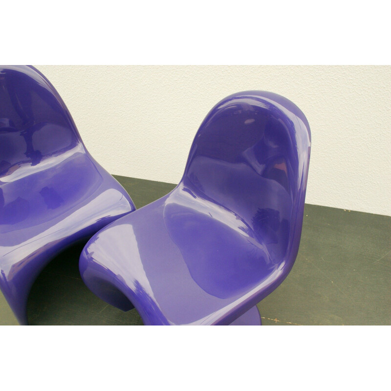 Pareja de sillas vintage de Verner Panton para Hermann Miller, 1970