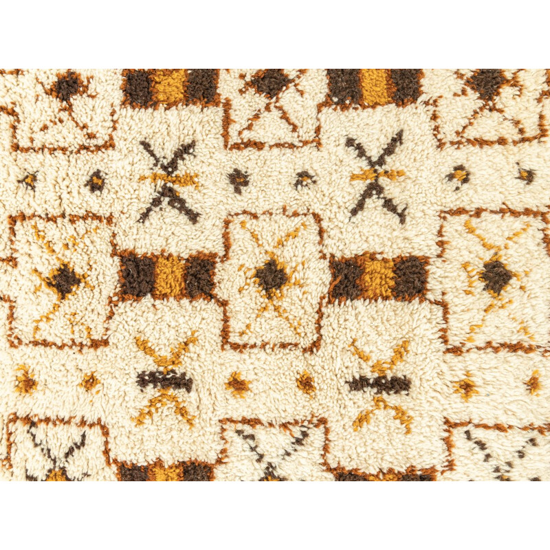 Vintage Berberwol tapijt, Marokko 1960