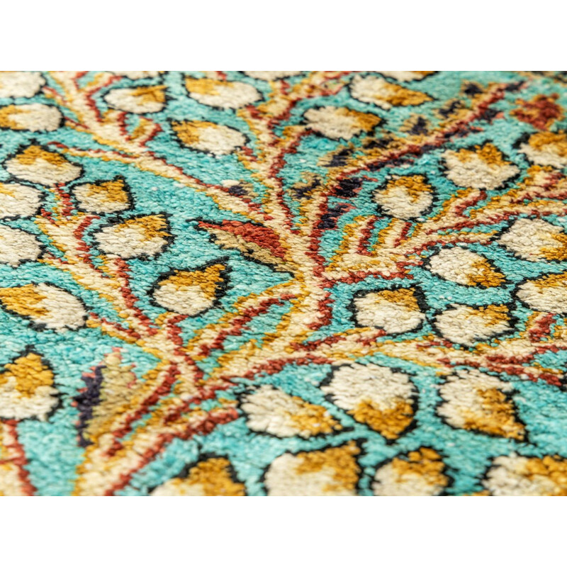 Vintage wool rug, Pakistan 1960s