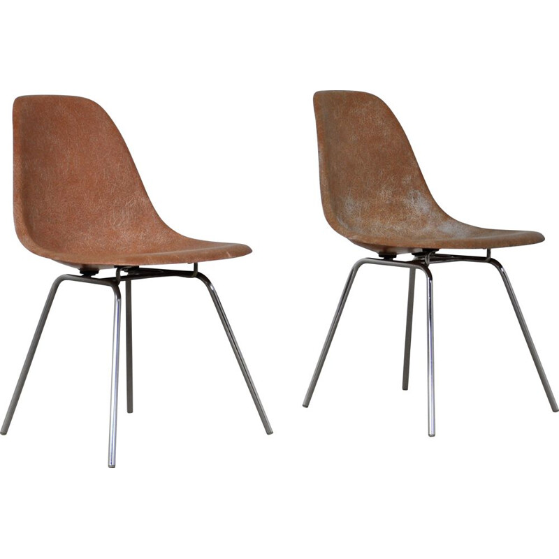 Paire de chaises vintage de Charles and Ray Eames pour Herman Miller, 1960