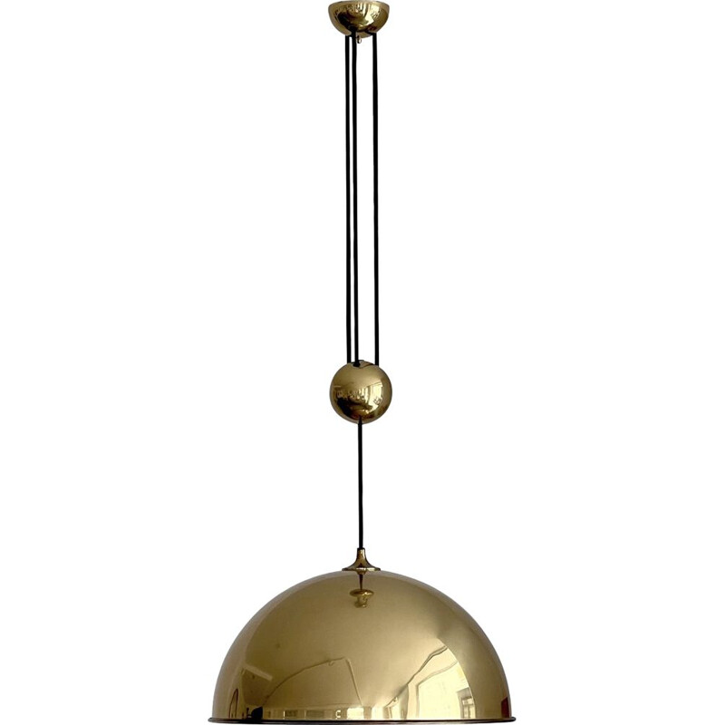 Vintage counterweight pendant lamp by Florian Schulz, 1970s