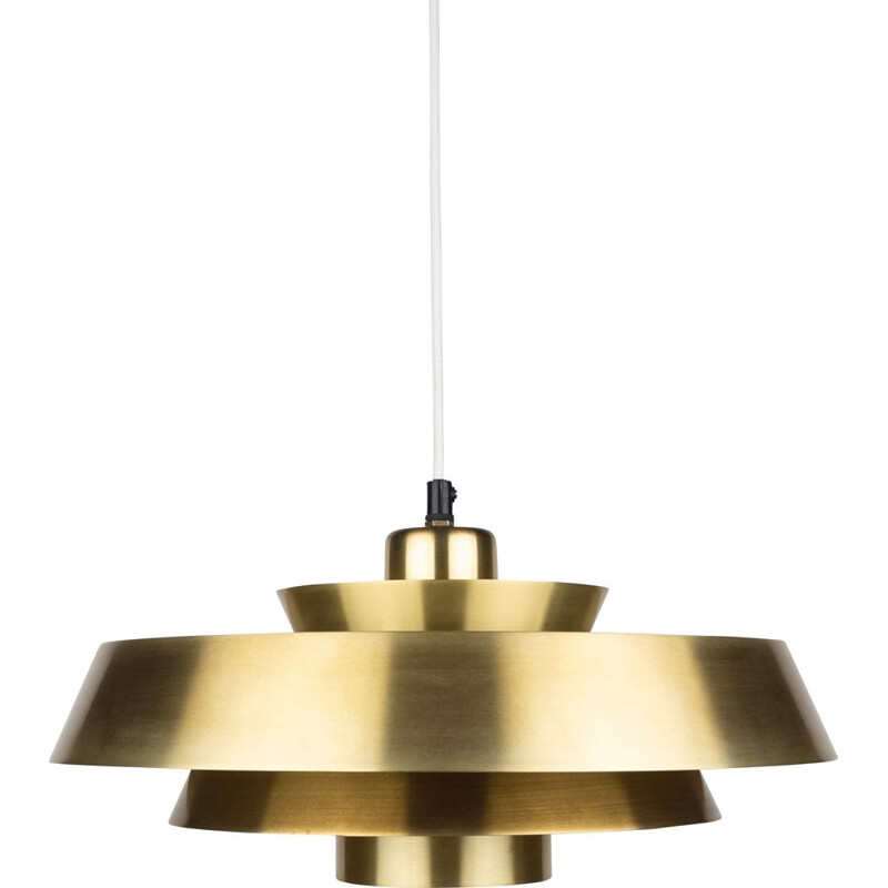 Danish vintage pendant lamp Nova by Jo Hammerborg for Fog og Morup, 1963