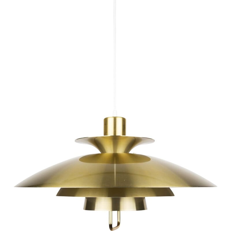 Danish vintage pendant lamp by Kurt Wiborg for Jeka, 1980s