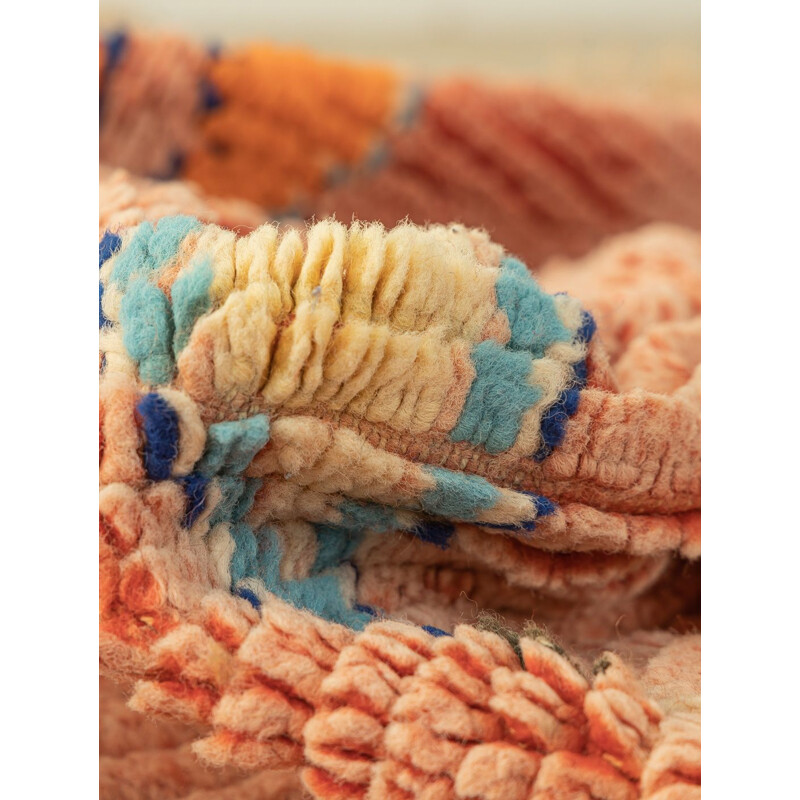 Boujad alfombra bereber vintage en lana, Marruecos