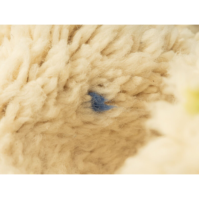 Tapis berbère vintage en laine à petits points, Maroc