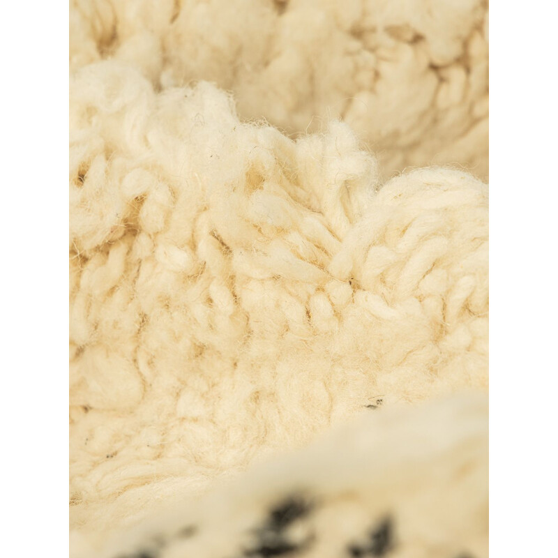 Alfombra bereber vintage de lana biografías, Marruecos