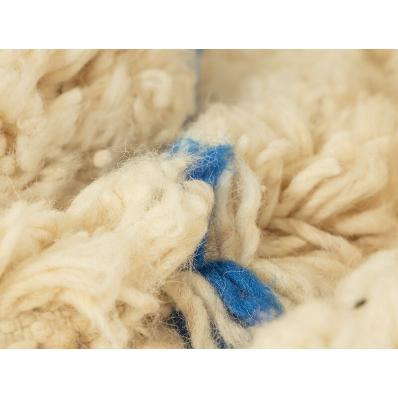 Alfombra bereber vintage "camino de color" en lana, Marruecos