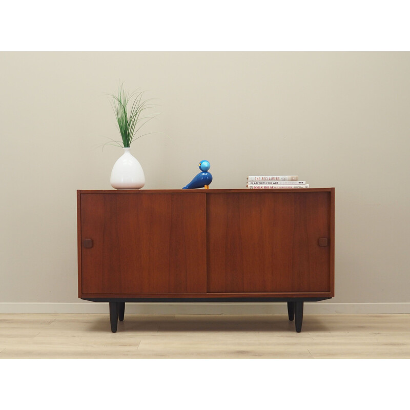 Teak vintage Danish chest of drawers by Domino Møbler, 1970s