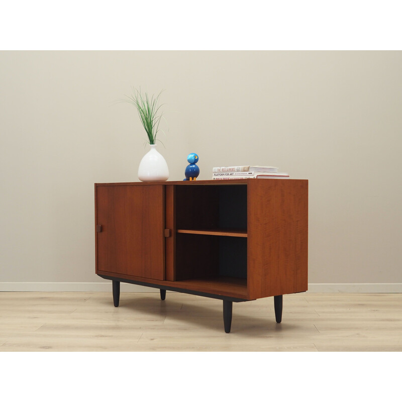 Teak vintage Danish chest of drawers by Domino Møbler, 1970s